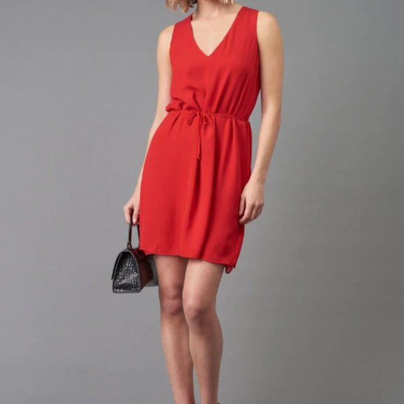 Flame Sleeveless V-Neck Dress - Lola & Sophie - Picture 1 of 1